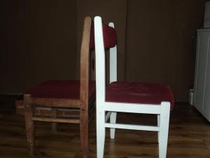 krzesła - przed i po renowacji
