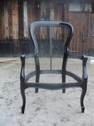polakierowana rama krzesła